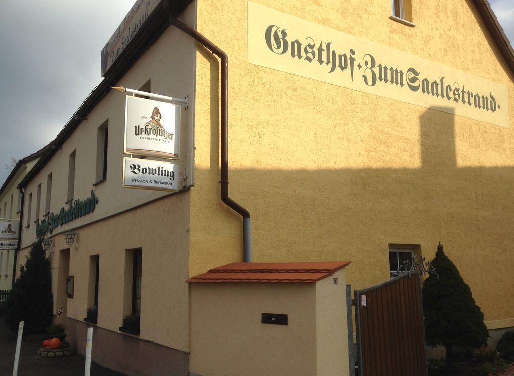 Gasthof & Pension Zum Saalestrand Bad Dürrenberg エクステリア 写真
